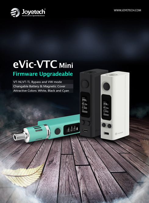 Joyetech eVic-VTC с обновлением программного обеспечения